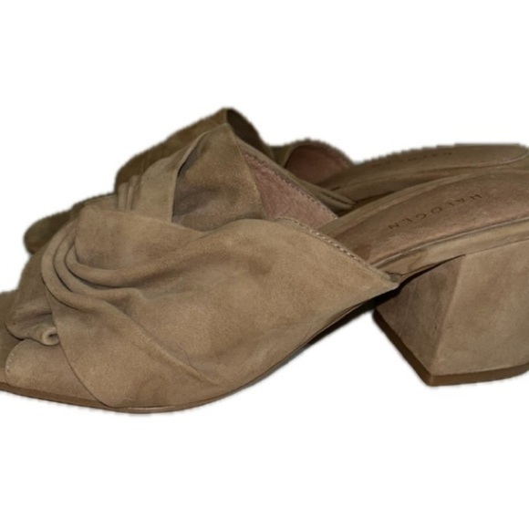 Halogen Womens Size 7M Suede Farrah Knot Top Slide Mule Sandal - Picture 7 of 10